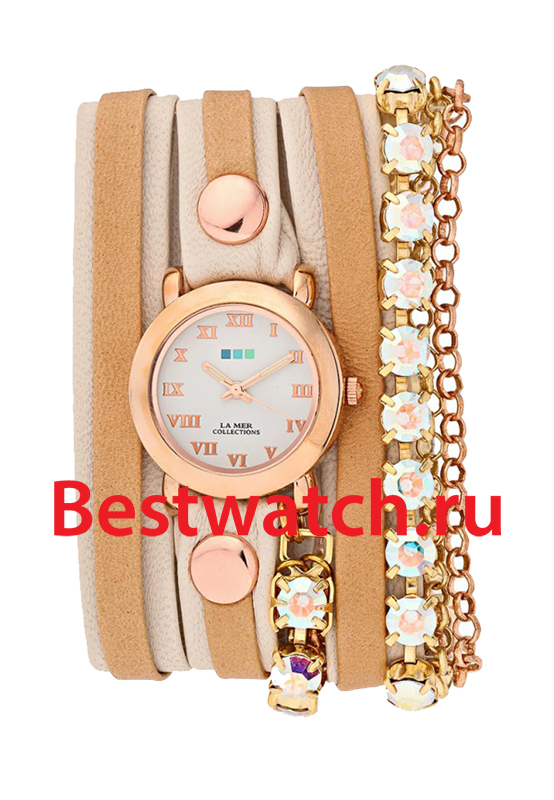 Часы La Mer С цепочками и подвесками LMMULTI5002RAIN